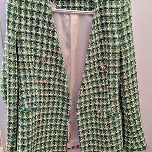 Zara Tweed Famous Coat